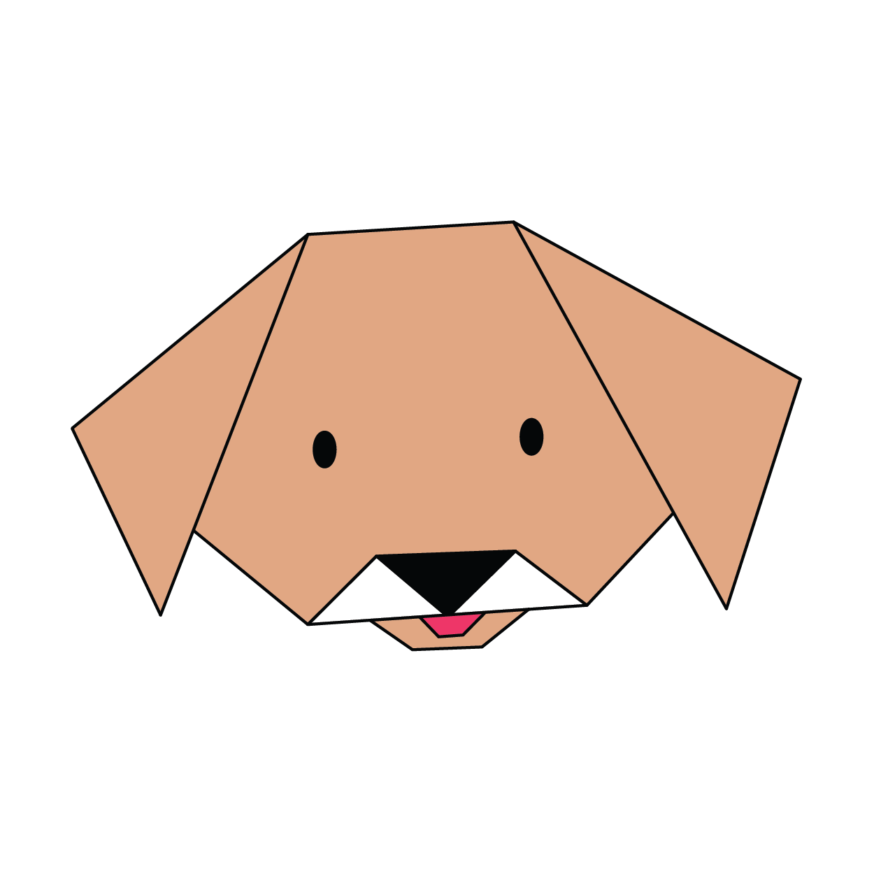 How To Make An Easy Origami Dog Face A Beginners Guide Professor Origami